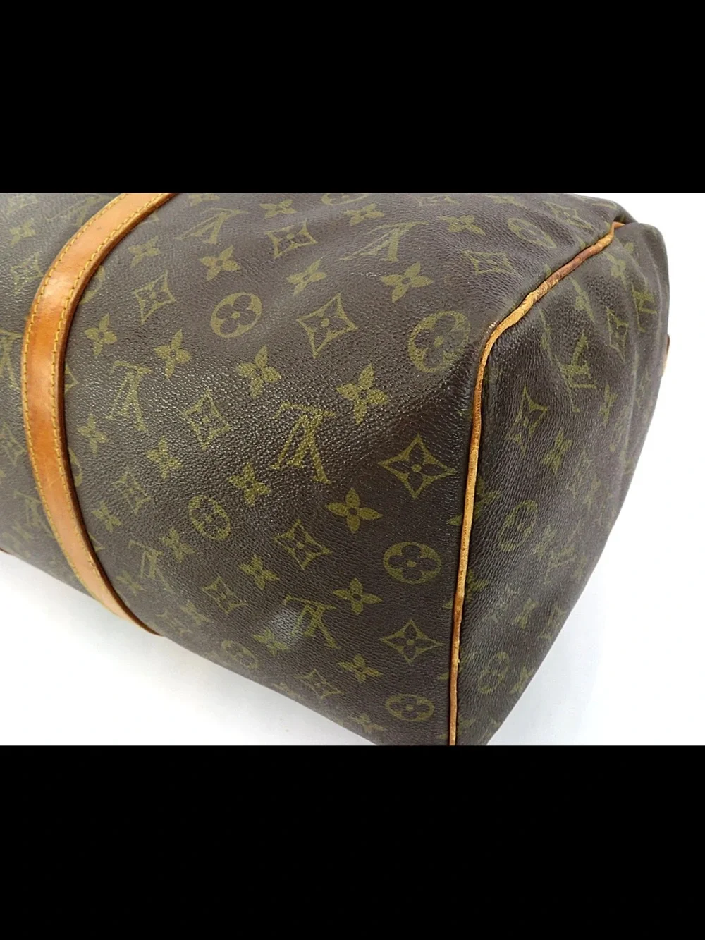 Louis Vuitton Brown Monogram Keepall Duffle Bag